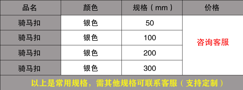 線槽/橋架騎馬扣規格價格