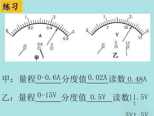 電工師傅教你如何專業讀數電壓表、電流表、歐姆表