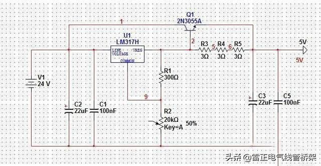 LM317擴流應用電路