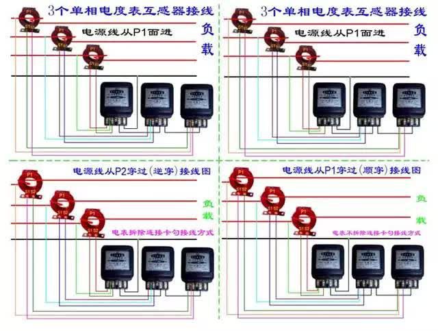 老電工分享25張電能表接線圖，你了解多少？