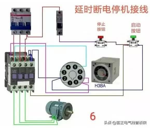 常用交流接觸器實物接線彩圖，簡單明了，一目了然，建議收藏