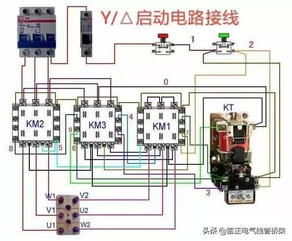 常用交流接觸器實物接線彩圖，簡單明了，一目了然，建議收藏