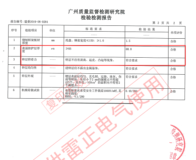 檢查橋架防腐層厚度和附著力